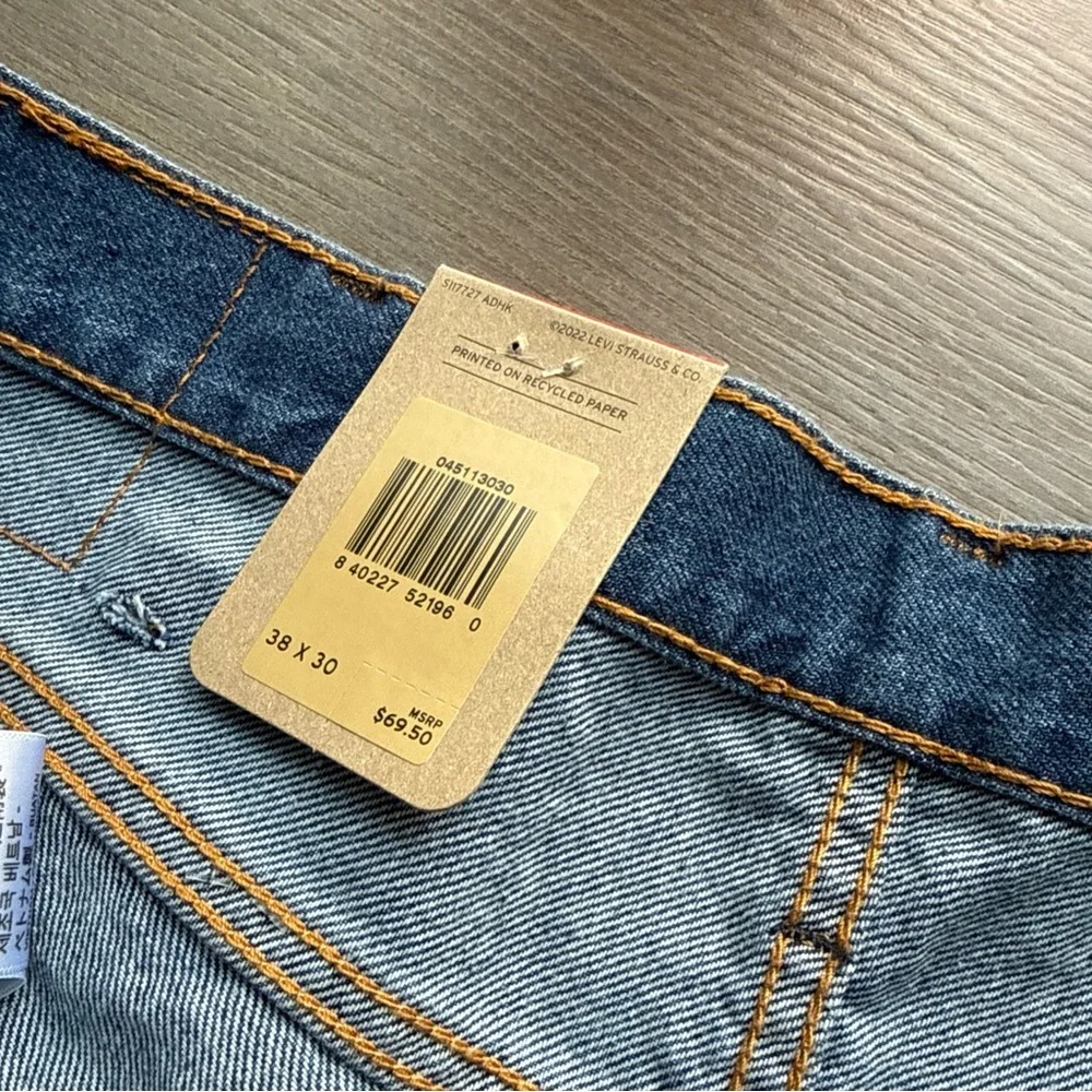 Levi's Men's 511 Slim Jeans in Blue W38 x L30 NWT